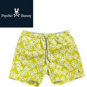 Psycho Bunny Graphic Swim Trunks - Medium